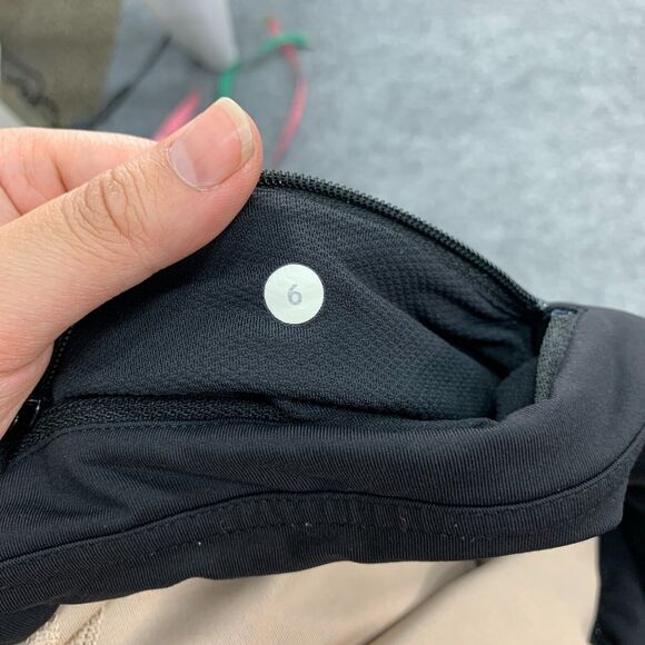 Lululemon Pace Rival Crop Leggings Womens 6 Animal Print Stretch Waist Active - Picture 13 of 15